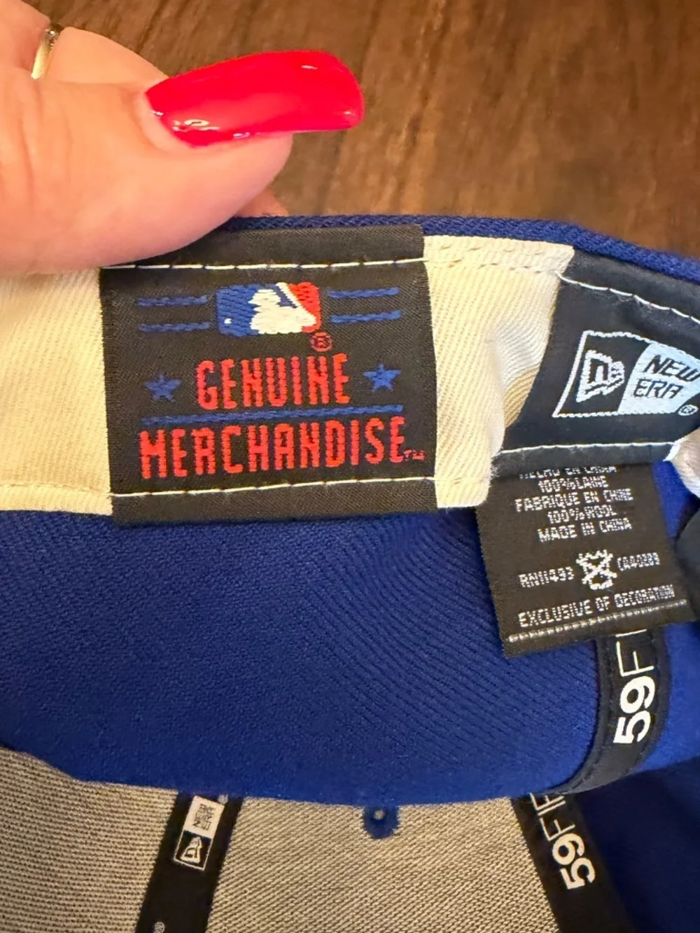 Kansas City Royals Alternate Blue Baseball Hat, Blue, Size 7 1/8